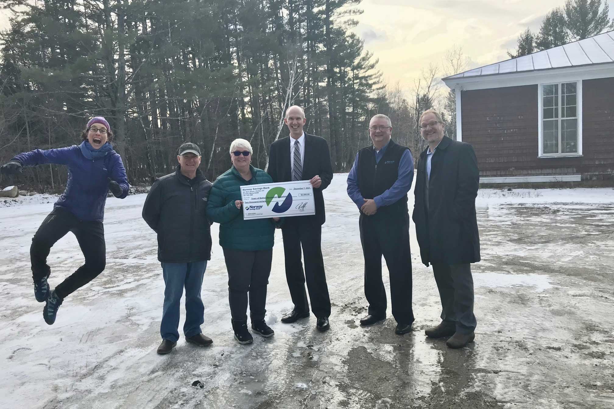 Group check presentation